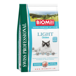 Biomill Light Корм Биомилл для кошек с избыточным весом, профилактика ожирения, 1,5 кг