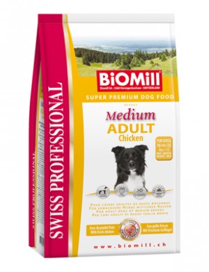 Biomill Medium Adult Корм Биомилл для взрослых собак средних и крупных пород, 3 кг.