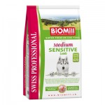 Biomill Medium Sensitive Lamb and Rice Корм Биомилл для привередливых и проблемных собак, 3 кг.