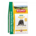 Biomill Mini Adult Корм Биомилл для взрослых собак мелких и карликовых пород, 3 кг.