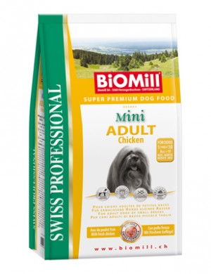 Biomill Mini Adult Корм Биомилл для взрослых собак мелких и карликовых пород, 8 кг.