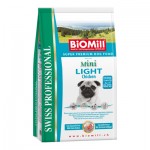 Biomill Mini Light Корм Биомилл для взрослых собак с избыточным весом, 3 кг.