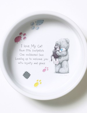 Керамическая миска для кошек Me to you