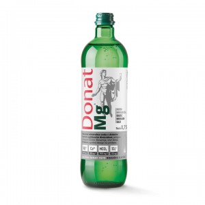Минеральная природная питьевая лечебная вода Donat Mg, 0,75л., стекло (упаковка 6 бутылок)